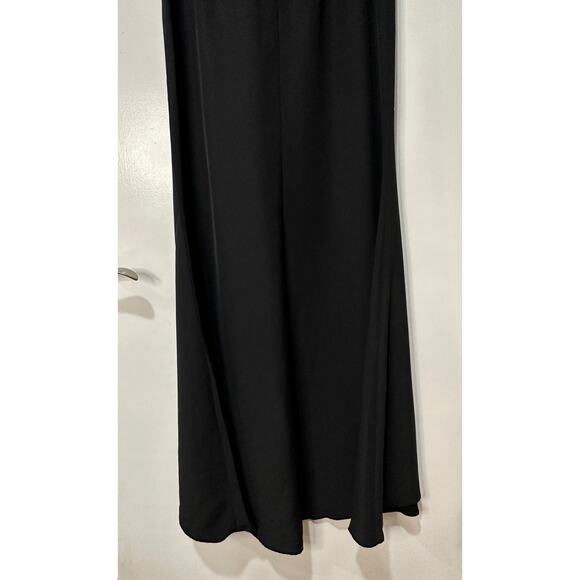 Ieena for Mac Duggal Rhinestone Cutout Sheath Gown Black #2630 Size 6 NWT - Picture 14 of 16